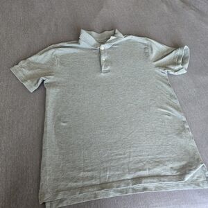 The Children’s Place Boys Sz XXL 16 Gray Uniform Short Sleeve Pique Polo